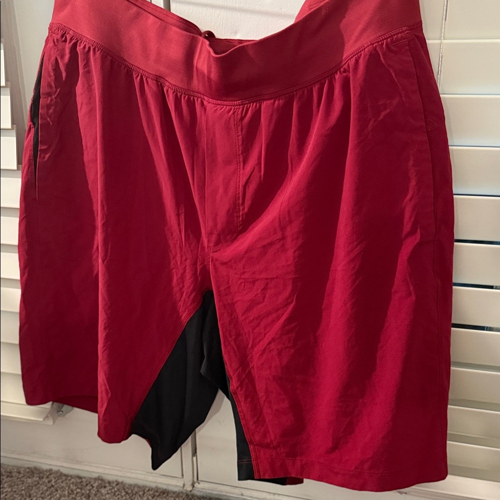 lululemon athletica Red Athletic Shorts